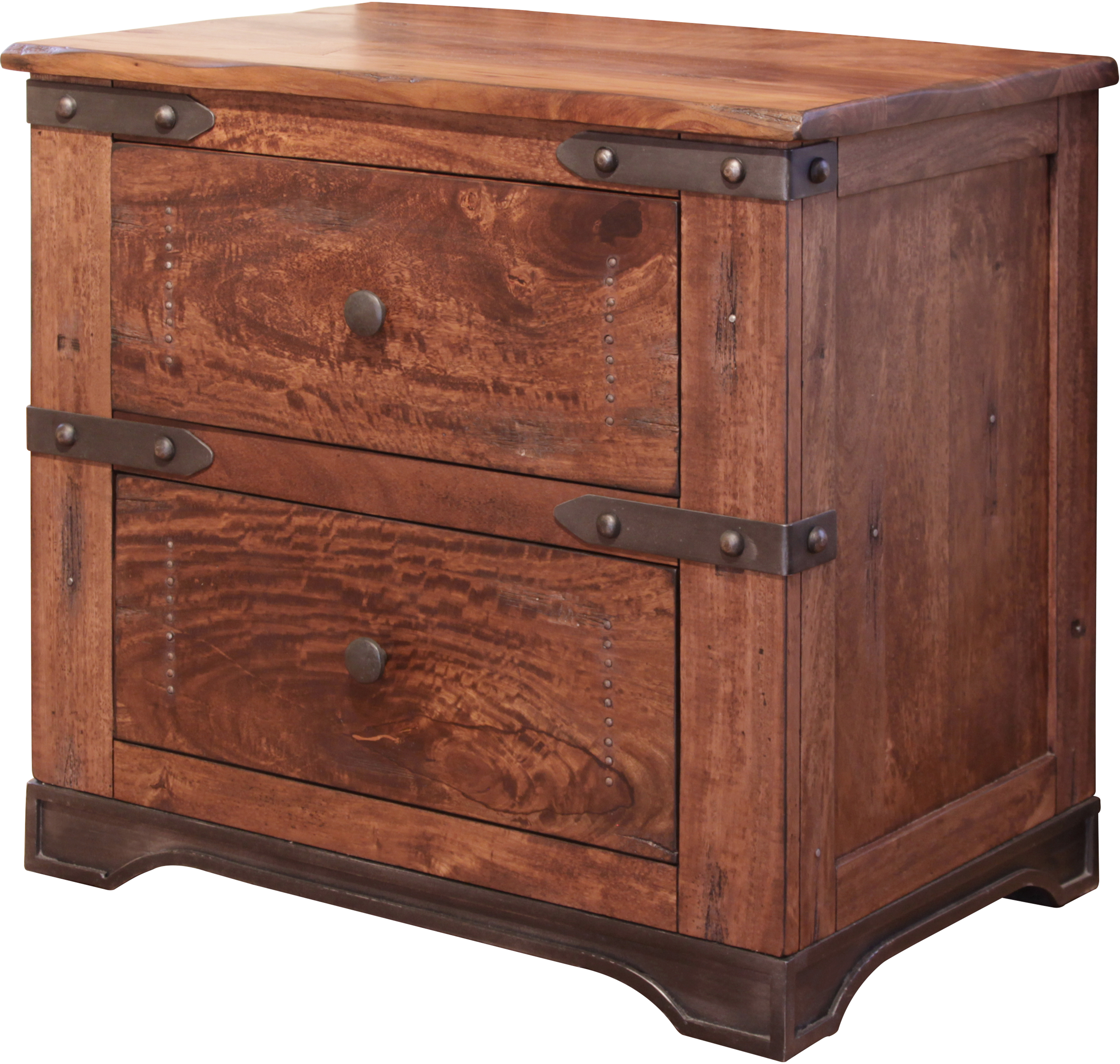 Wrought iron nightstand deals